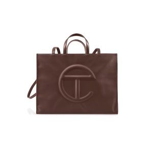 Telfar Medium Shopping bag- Chocolate
